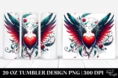 Valentines 20 Oz Tumbler Png Product Image 1