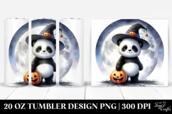 Baby Panda Dressed for Halloween 20 Oz Tumbler Product Image 1