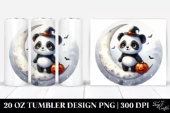 Baby Panda Dressed for Halloween 20 Oz Tumbler Product Image 1