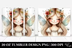 Washed Retro Fairy | 20 Oz Tumbler Product Image 1