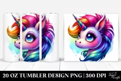 Cute Dancing Unicorn | 20 oz Tumbler Product Image 1
