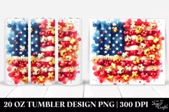 Washed Watercolor Popcorn | 20 oz Tumbler Product Image 1