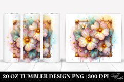 Stained Primrose Tumbler | 20 oz Tumbler Product Image 1