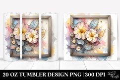 Stained Primrose Tumbler | 20 oz Tumbler Product Image 1