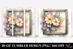Stained Primrose Tumbler | 20 oz Tumbler Product Image 1