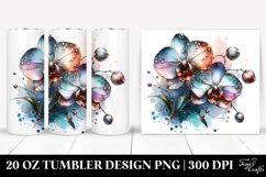 20 Oz Tumbler Sublimation | orchid glass like material Product Image 1