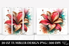 Love 20 Oz Tumbler Png Product Image 1