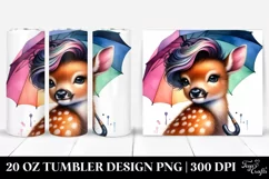 Happy Baby Deer | 20 oz Tumbler Product Image 1