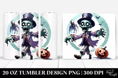 Funny Halloween Zombie 20 Oz Tumbler Product Image 1