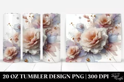 Glossy Carnation Tumbler | 20 oz Tumbler Product Image 1