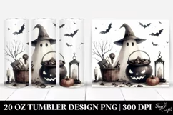 Vintage Halloween Scene | 20 oz Tumbler Product Image 1