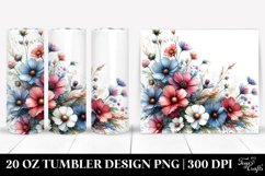Glossy Flower Frame | 20 oz Tumbler Product Image 1