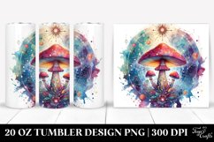 Vibrant Magical Mushroom Tarot Clipart Product Image 1