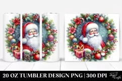 Vibrant Santa | 20 oz Tumbler Product Image 1