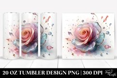 Rose 20 Oz Tumbler Product Image 1
