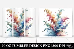 Abstract Shiny Snapdragon | 20 oz Tumbler Product Image 1