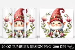 Colorful Gnome Magnolia Tumbler Product Image 1