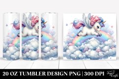 Bouncing Baby Unicorn Mountaintop 20 Oz Tumbler Product Image 1