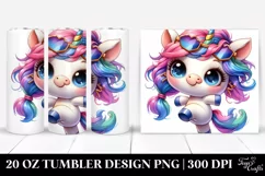 Vibrant Baby Unicorn Tumbler Product Image 1