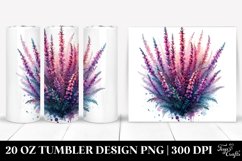 Heather Watercolor Splash Tumbler Product Image 1