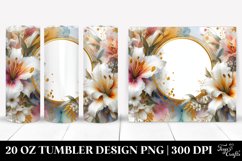 Vibrant Abstract Gold Foil | 20 Oz Tumbler Product Image 1