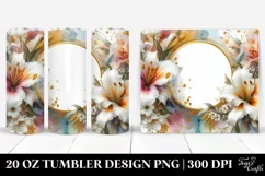 Vibrant Abstract Gold Foil | 20 Oz Tumbler Product Image 1