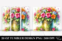 Impatiens Watercolor Tumbler Product Image 1