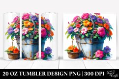 Impatiens Watercolor Tumbler Product Image 1