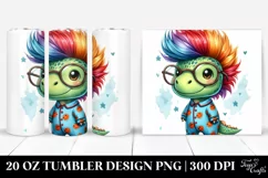 Dinosaur in Pijamas, Vibrant 20 Oz Tumbler Product Image 1