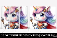 Hero Posing Unicorn | 20 Oz Tumbler Product Image 1