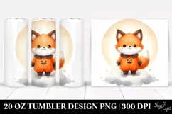 Cute Baby Fox 20 Oz Tumbler Product Image 1