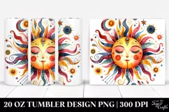 Whimsical Colorful Sun | 20 Oz Tumbler Product Image 1