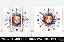 Whimsical Colorful Sun | 20 Oz Tumbler Product Image 1