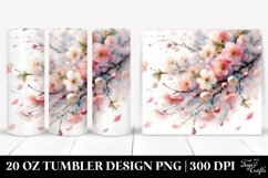 Tumbling with Spring Petals in the Wind | 20 oz Tumbler Product Image 1