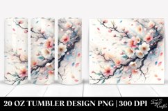 Tumbling with Spring Petals | 20 Oz Tumbler Product Image 1
