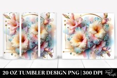 Shiny Gladiolus Tumbler Product Image 1