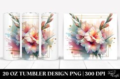 Shiny Gladiolus Tumbler Product Image 1