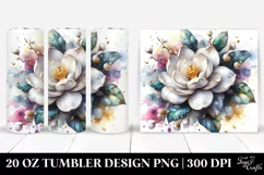 Glossy Gardenia | 20 Oz Tumbler Product Image 1