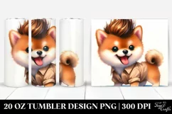 Expressive Shiba Inu | 20 oz Tumbler Product Image 1