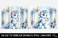 Serene Sky Palace Unicorn | 20 Oz Tumbler Product Image 1