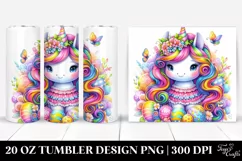 Cute Unicorn, 20 oz Tumbler Product Image 1