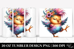 Dancing Baby Chicken.20 Oz Tumbler Product Image 1