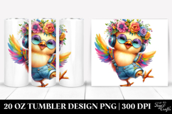 Dancing Baby Chicken.20 Oz Tumbler Product Image 1