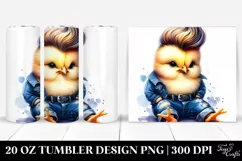 Vibrant Baby Chicken Tumbler Product Image 1