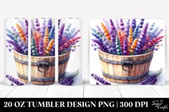 Vibrant Colorful Wooden Recipient Filed Tumbler Product Image 1