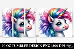 Vibrant Funny Baby Unicorn Clipart Product Image 1
