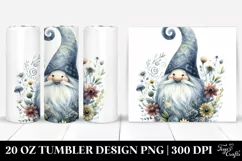 Whimsical Smiling Gnome Art | 20 oz Tumbler Product Image 1