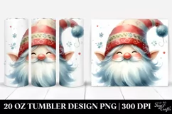 Whimsical Smiling Gnome Art | 20 oz Tumbler Product Image 1