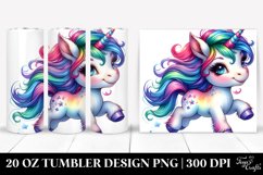 Running Baby Unicorn Tumbler Product Image 1