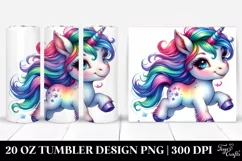 Running Baby Unicorn Tumbler Product Image 1